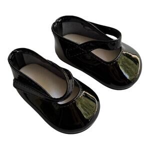 NEW American Girl SAMANTHA SHOES BeForever Meet Outfit Shoe Black Mary Janes